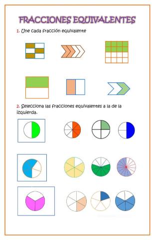 Fracciones equivalentes