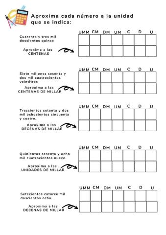 Aproximación de un número natural