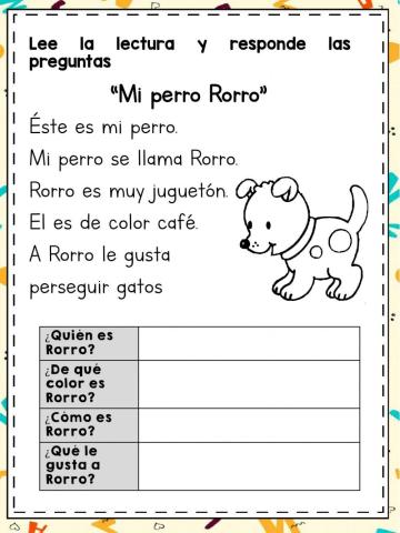 Lecturas comprension