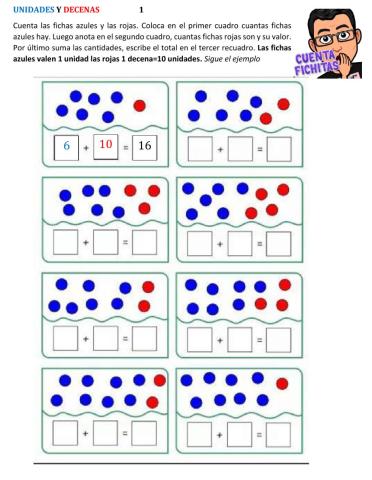 Unidades y decenas 1