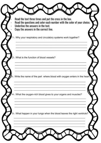 Reading circulatory system