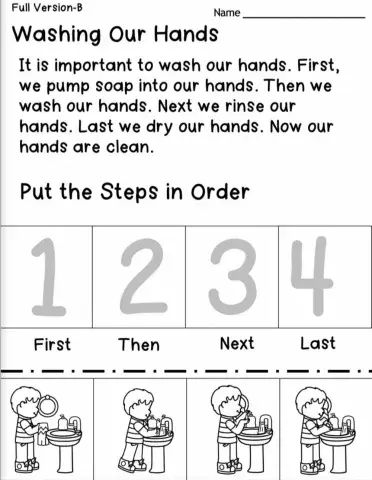 Sequencing Hand Washing