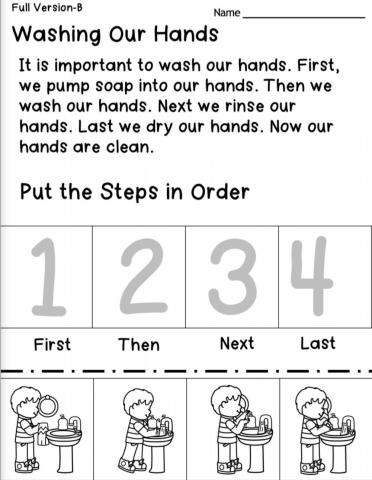 Sequencing Hand Washing