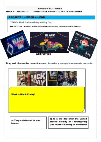 Black Friday and Buy Nothing Day