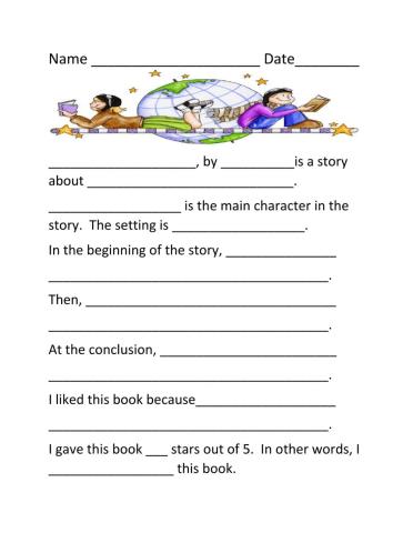 Big boy fiction book report