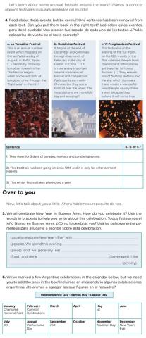 Celebrations around the world