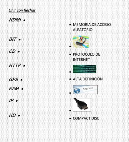 Unir con flechas