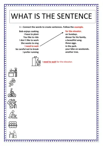 What is the sentence