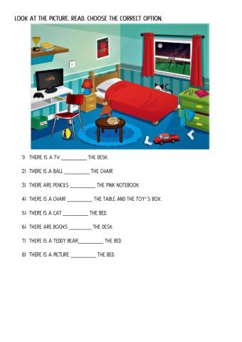 Prepositions of place