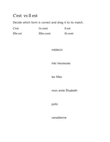 C'est vs il et