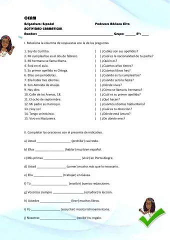 Actividad Gramatical