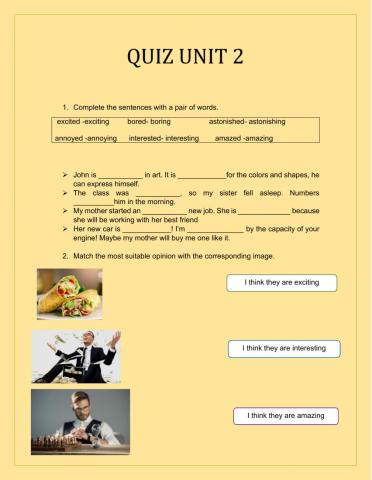 Quiz unit 2