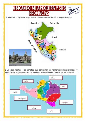 Ubicando mi tierra  Arequipa