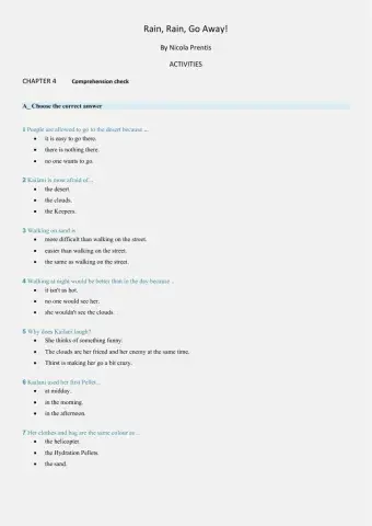 Rain rain go away -Chapter 4