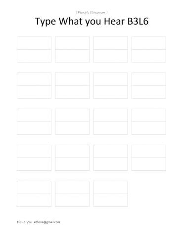 Type What You Hear B3L6