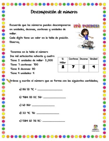 Descomponer números