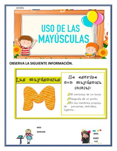 Lunes 7 septiembre. Español