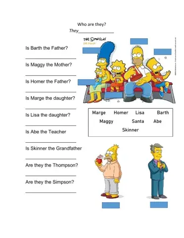 Verb to be - he isn't she isn't