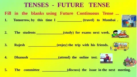 Future continuous  tense