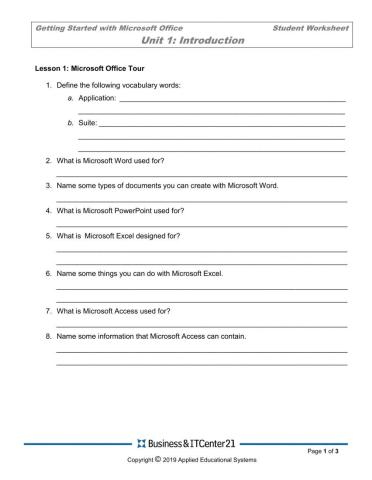 Intro to Microsoft Office 365 