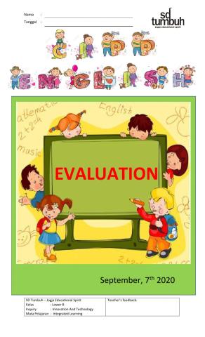 CIPP ENGLISH - Evaluation 1C
