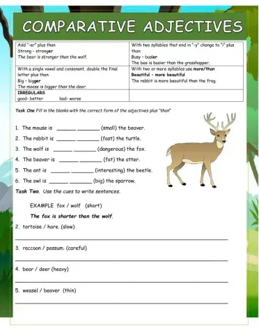 Comparative Adjectives