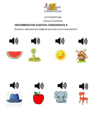 Consonante s