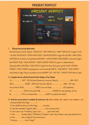 Present perfect & past simple