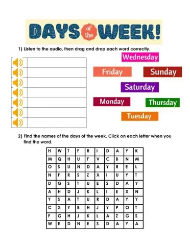 Days of the week