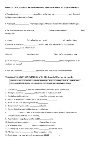 Ing vs to infinitive