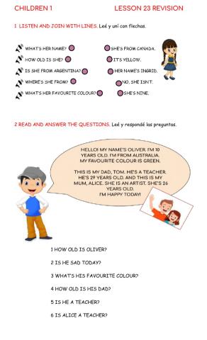 Ch1 EX Online Lesson 23 Revision