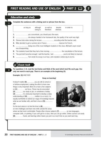 B2 Reading and UoE Part 2.2