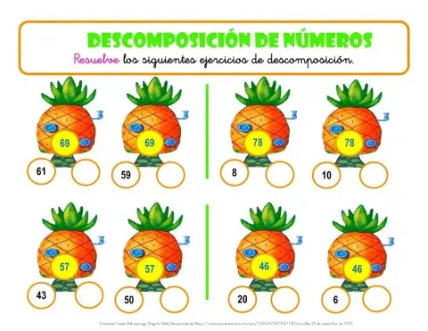 Descomposición de números
