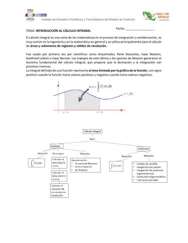 Introducción al calculo integral