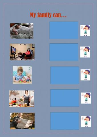 Actions and parts of the house