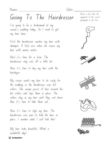 Going to the Hairdresser