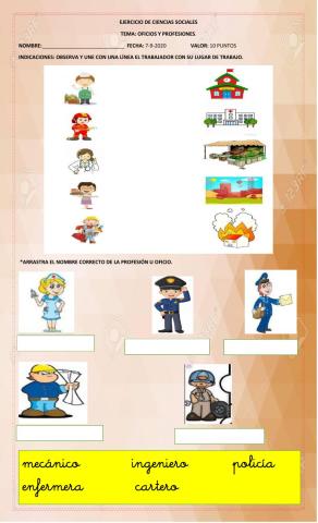 PROFESIONES Y OFICIOS 