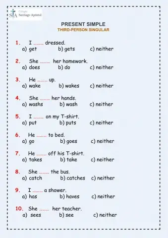 Third-person singular