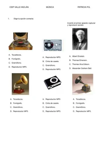 Sistemas de grabación y reproducción de sonido.