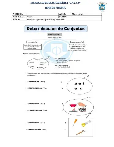 Determinacipon de conjuntos