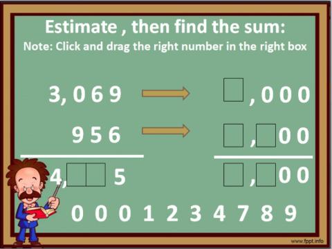 2.6 - Add & Subtract 3 - digit and 4 - digit numbers.