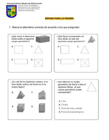 Vistas de figuras 3D