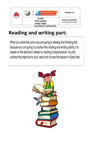 Flyers 2  reading and writing 1