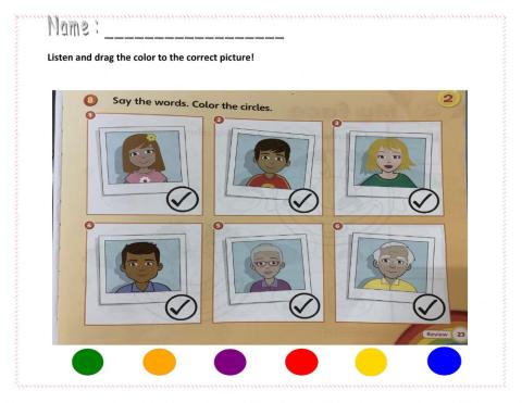 Listen and drop the color