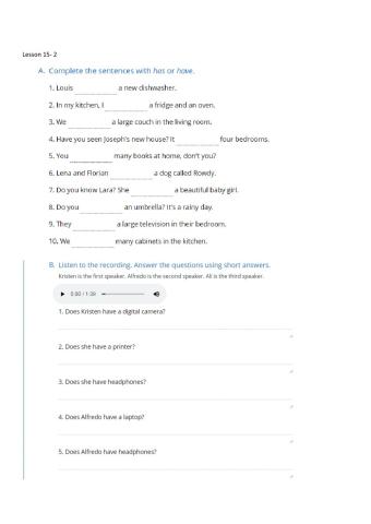 Lesson 15. 2 (Homework)