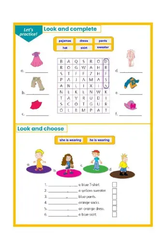 Clothes- What are they wearing?