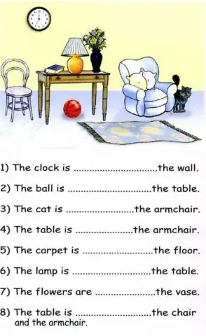 Preposition exercises