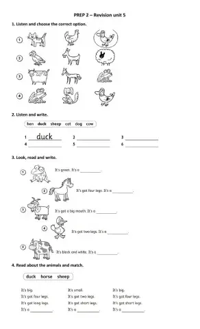 PREP II - Revision UNIT 5