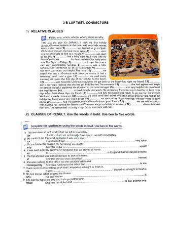 Linking words B2 First Certificate Exam