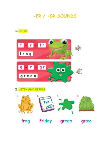 Fr gr phonics